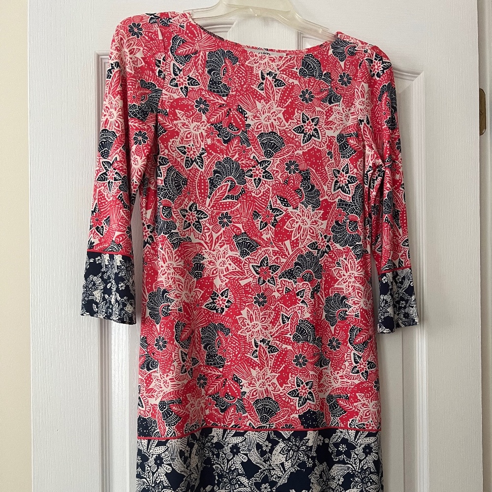 Pink/Blue Shift Dress